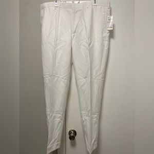 Cubavera Men’s Delave Linen White Pants 40x30